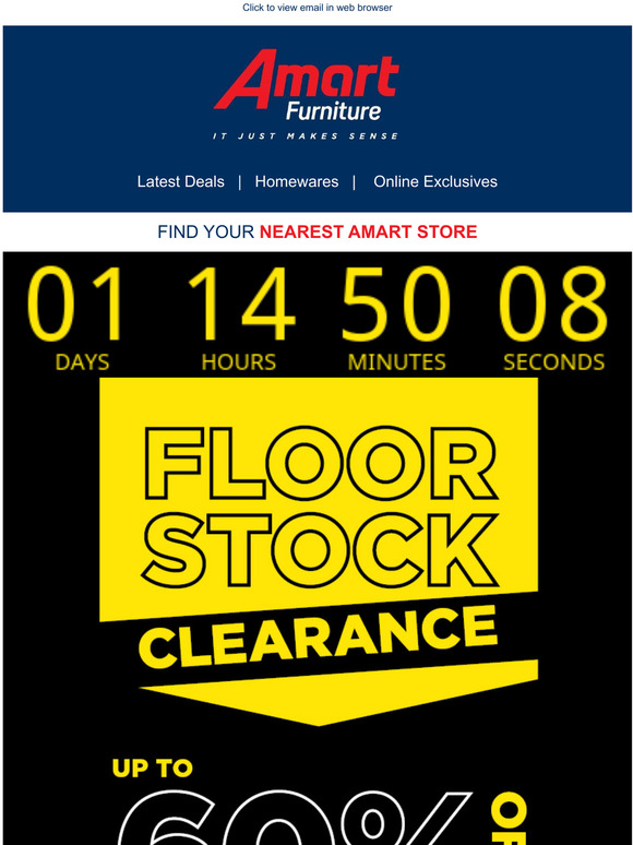 Amart Furniture The Countdown is on... Milled