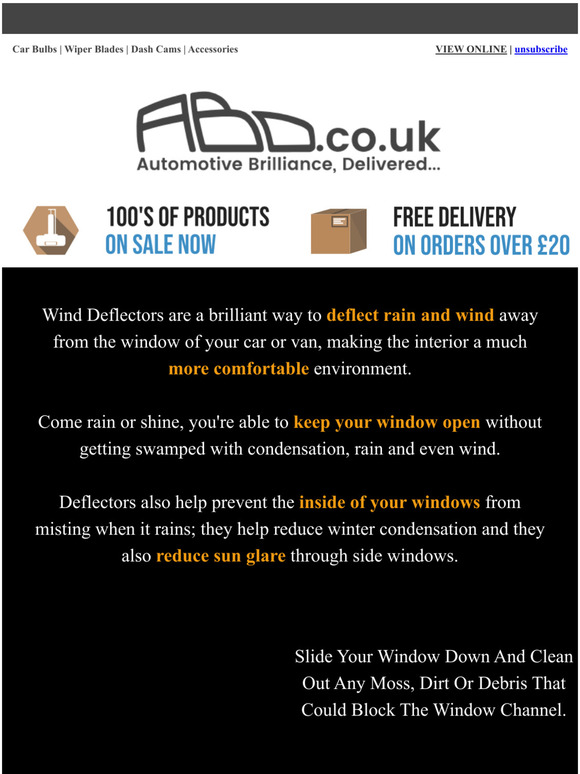 Wind Deflectors: A Summer Smash, All Year Round...