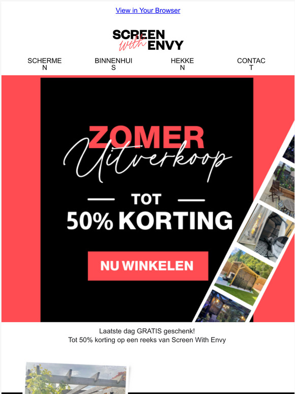 Laatste dag GRATIS geschenk!