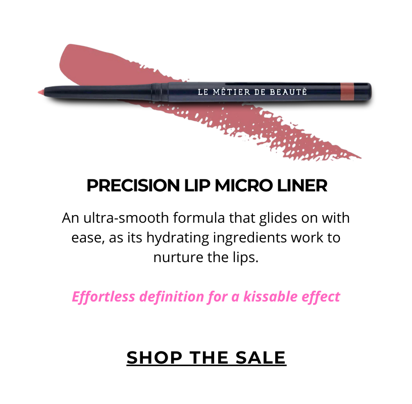 Precision Lip Micro Liner. An ultra-smooth formula that glides on with ease, as its hydrating ingredients work to nurture the lips.  Effortless definition for a kissable effect. Click here to SHOP THE SALE!