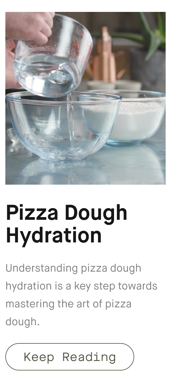 Pizza Dough Hydration