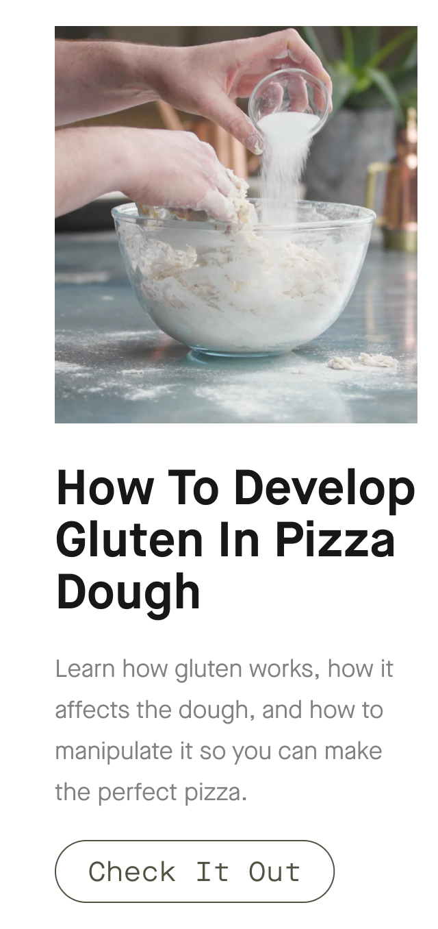 How To Develop Gluten In Pizza Dough