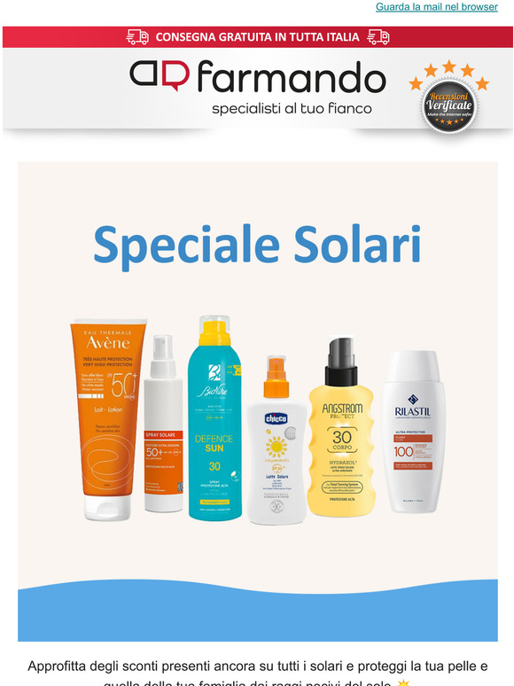 ☀ Solari per te e la tua famiglia ☀