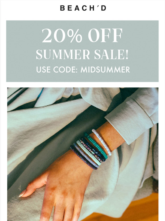 Summer Sale! 20% Off