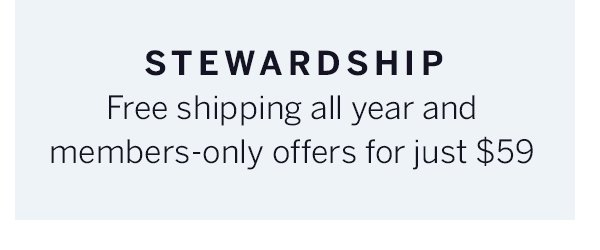 StewardShip - Free Shipping all Year and Members Only offers for just $49
