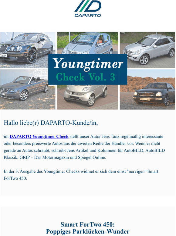 Smart ForTwo 450 - Der mobile Sonnenstuhl im Youngtimer-Check