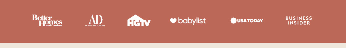 Bohemian Mama mention in Better Homes, Architectural Design, HGTV, babylist, USA Today, Business Insider