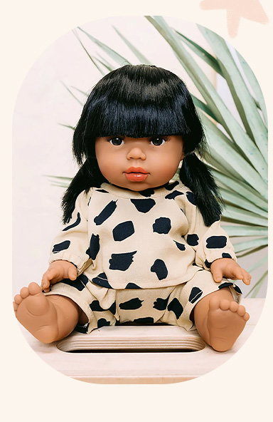 Doll Peasant Top + Short Set | Spot Dots