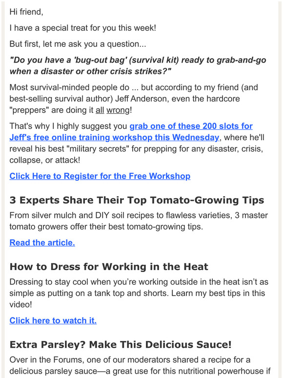 The Grow Network How to Dress for Working in the Heat Milled
