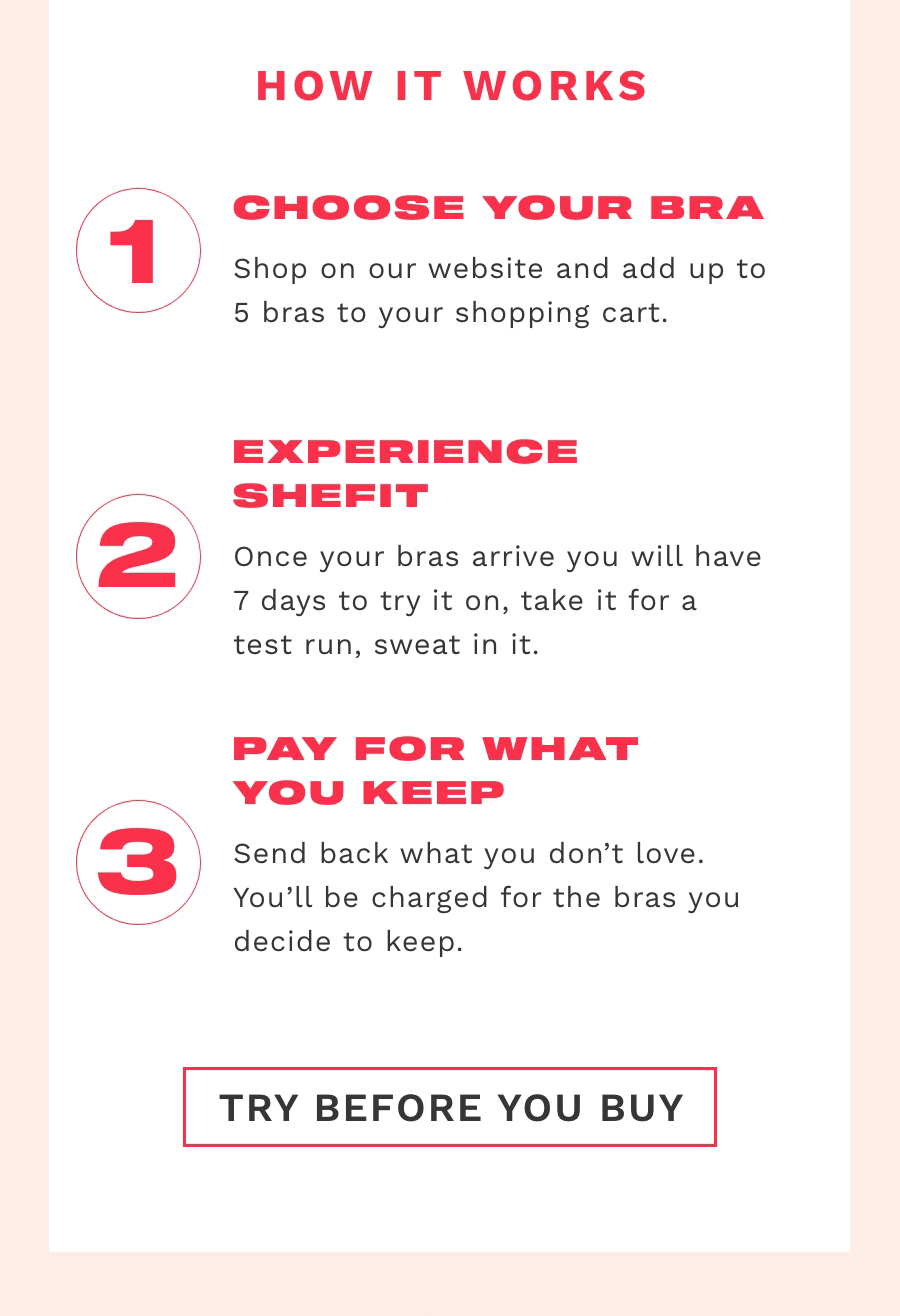 SHEFIT US: Try Before You Buy!