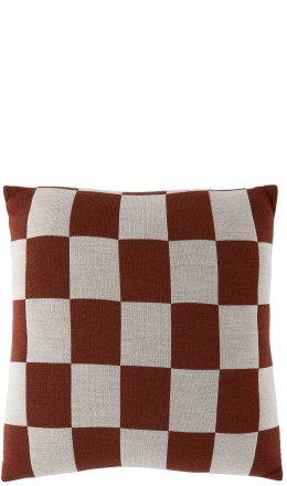 CURIO PRACTICE - SSENSE Exclusive Red & Off-White Merino Wool Pillow