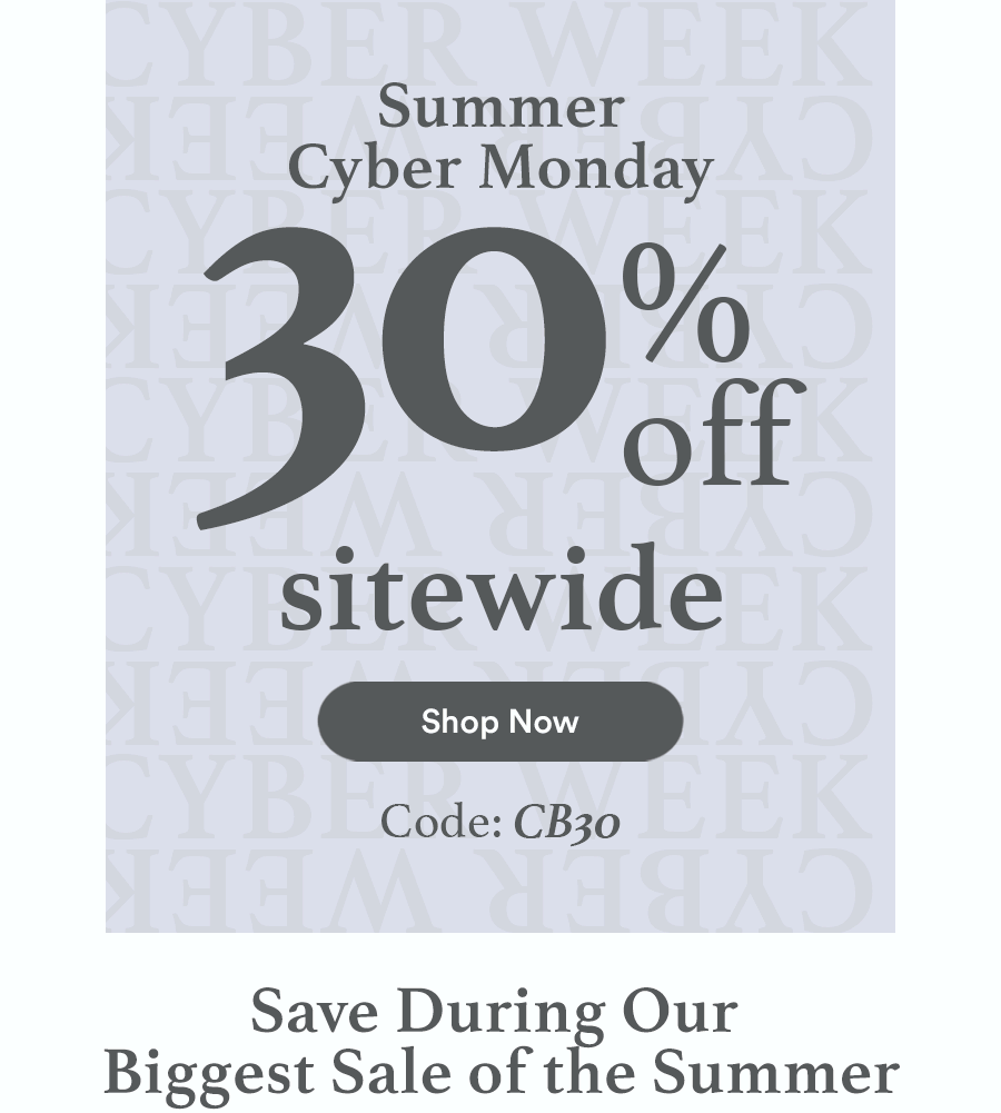 30% OFF Sitewide | Shop Now - Code: CB30