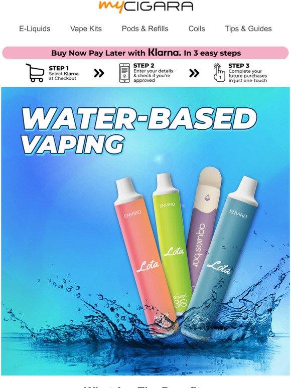 😱What is Water-Based💧Vaping?
