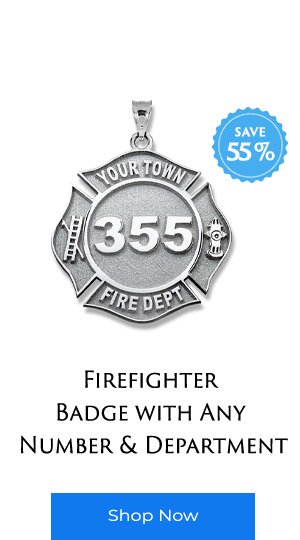 Firefighter Badge With Any Number