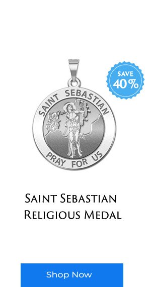 Catholic Saint Sebastian Medal