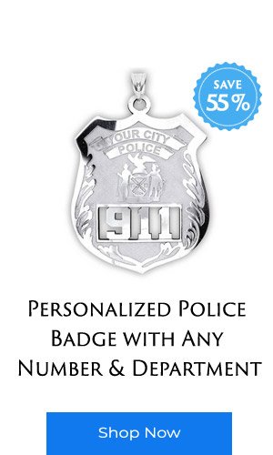 Police Badge With Any Number
