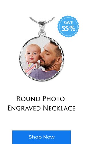 Round Photo Necklace