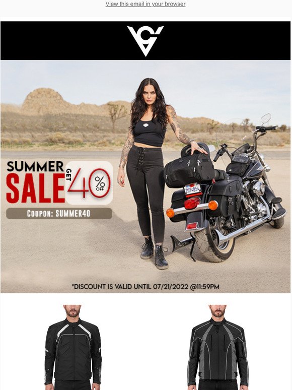 Extended: Summer Sale - Get 40% Off Storewide