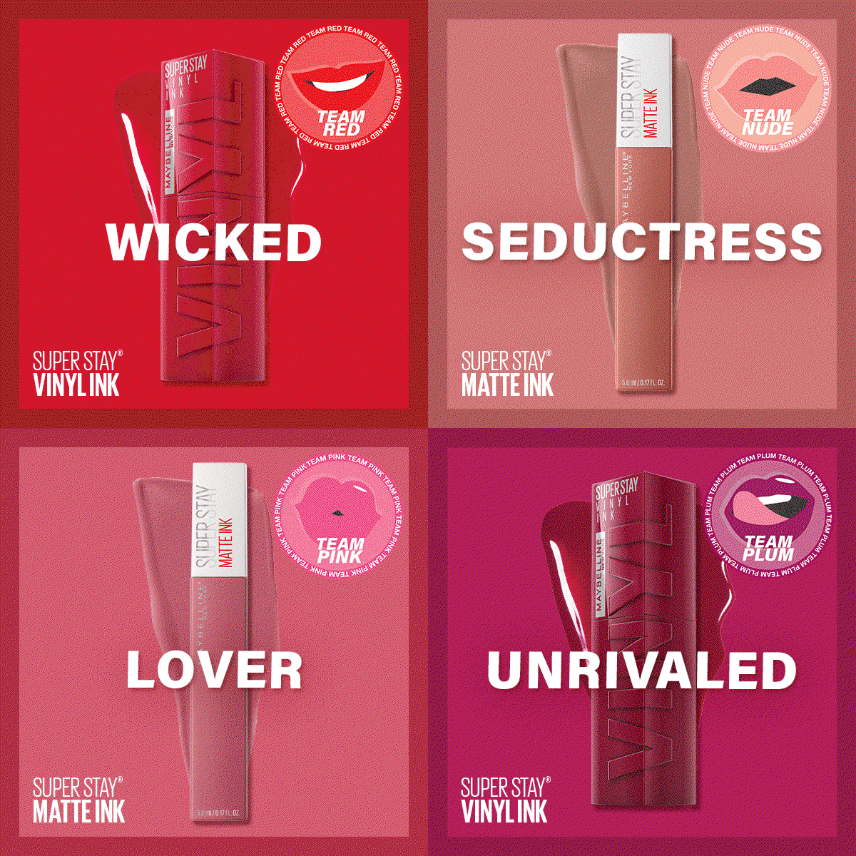Super Stay Matte Ink & Super Stay Vinyl Ink