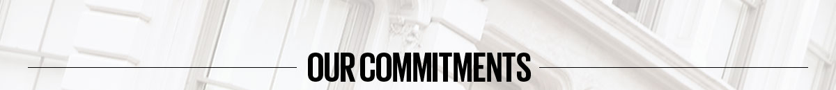 Our Commitments