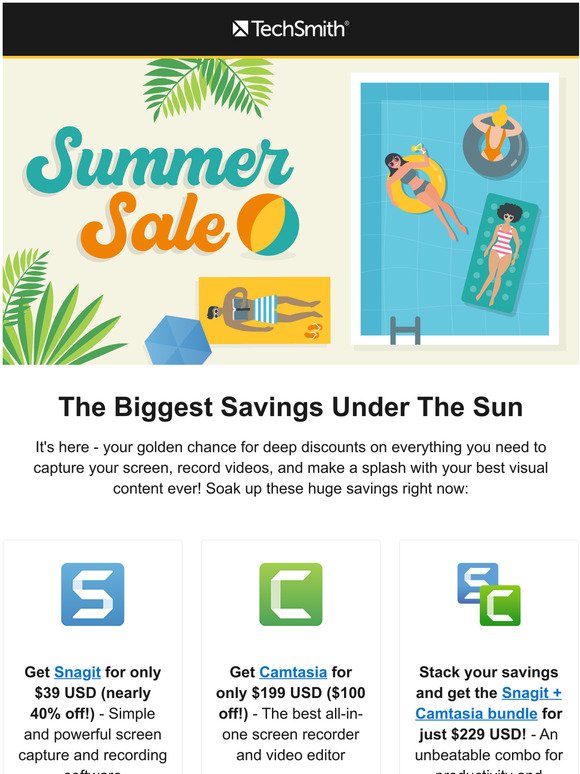 Our big summer sale starts now!