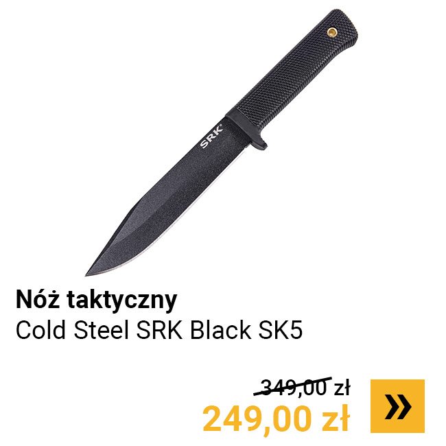 Nóż taktyczny Cold Steel SRK Black SK5 (49LCKZ)