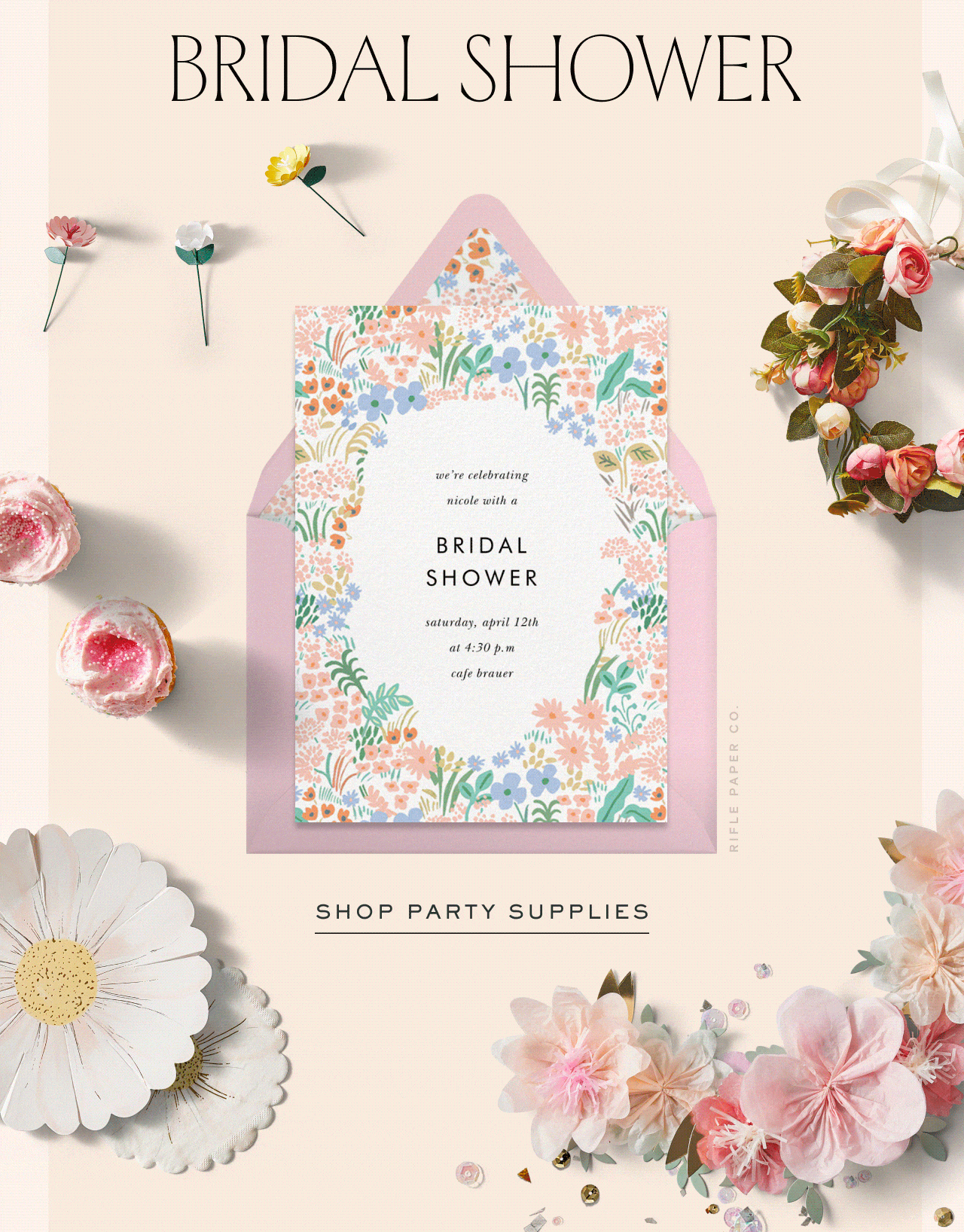 Paperless Post Introducing party supplies that match your invitations Milled