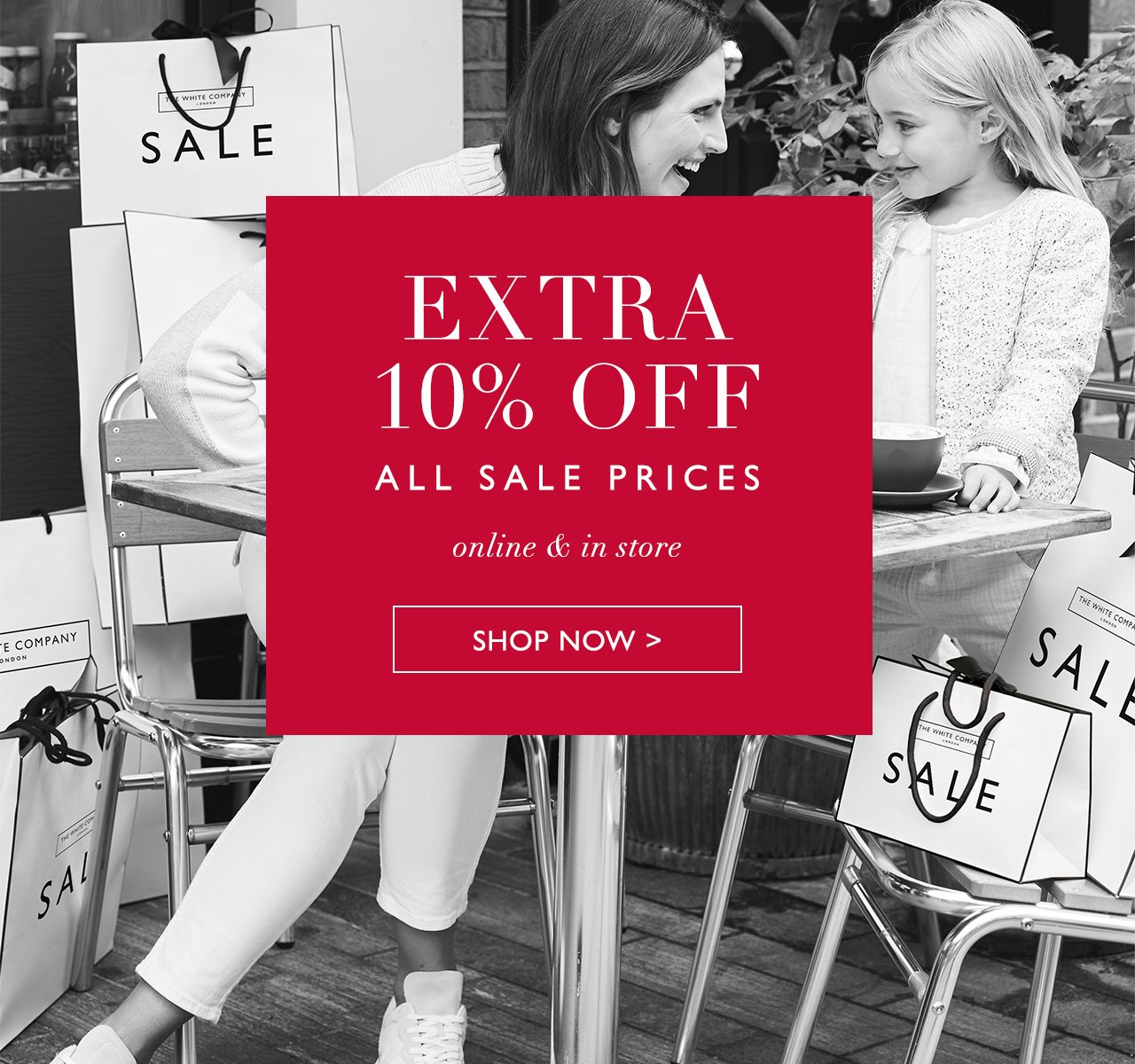Extra 10% OFF all sale prices | SHOP NOW