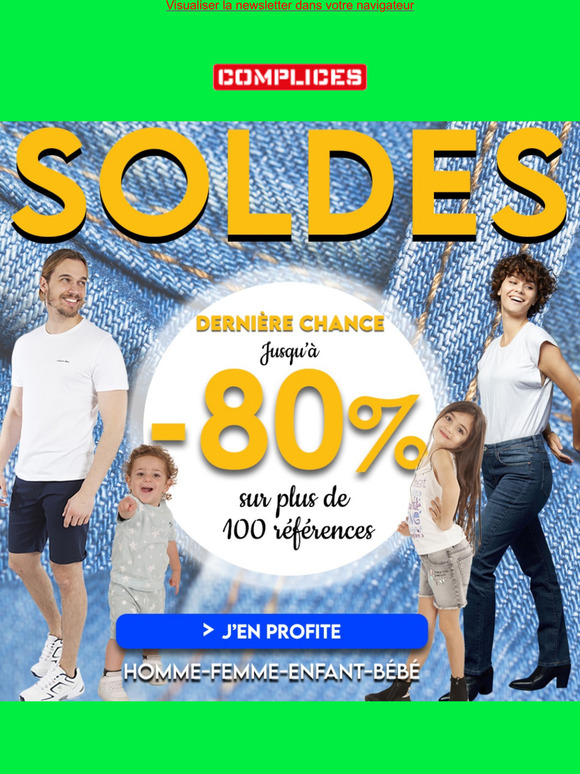 Jusqu’à -80%: les SOLDES se terminent bientôt...