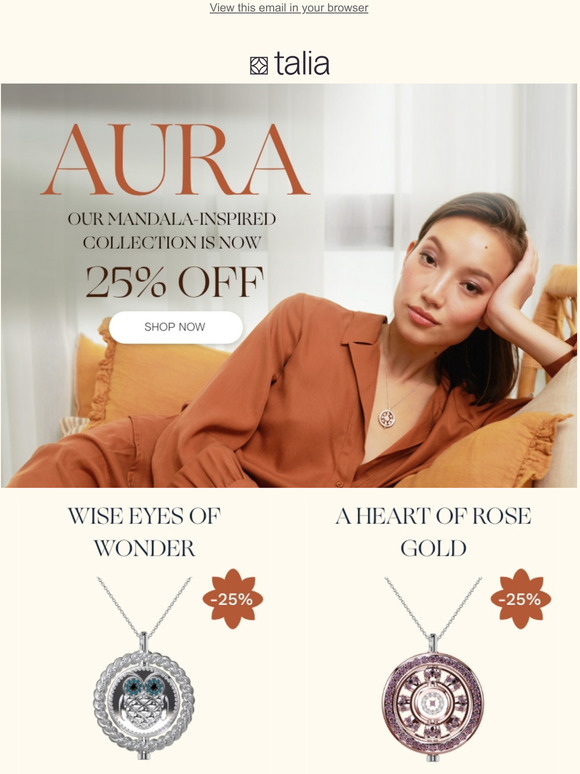 AURA - Our Mandala-inspired collection is now 25% OFF