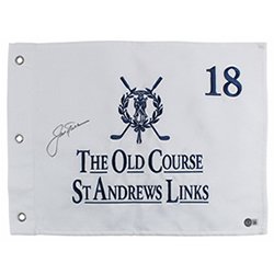 Jack Nicklaus Autographed Signed Authentic The Old Course St Andrews Links Flag Beckett
