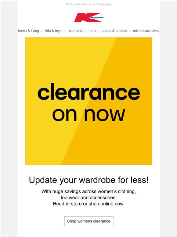 Kmart clearance womens clothes best sale