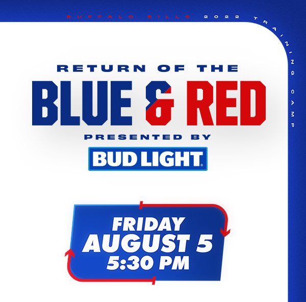 The Buffalo Bills Return of the Blue & Red is back at Highmark Stadium