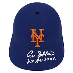 Gregg Jefferies Autographed Signed New York Mets Replica Souvenir Batting Helmet w/2x All Star

