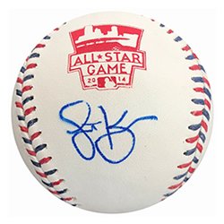 Scott Kazmir Autographed Signed All Star Baseball PSA/DNA Oakland Athletics
