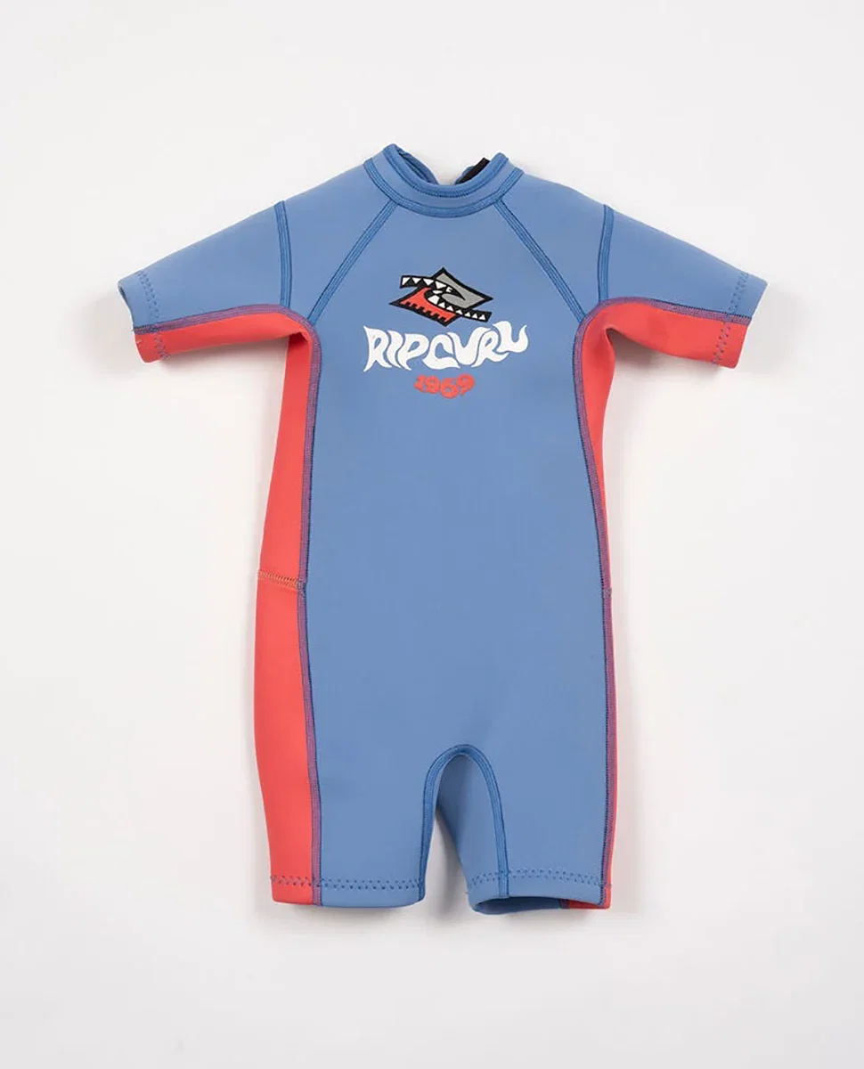 Rip Curl Omega 1.5mm Toddlers Shorty Wetsuit 2022 - Light Blue