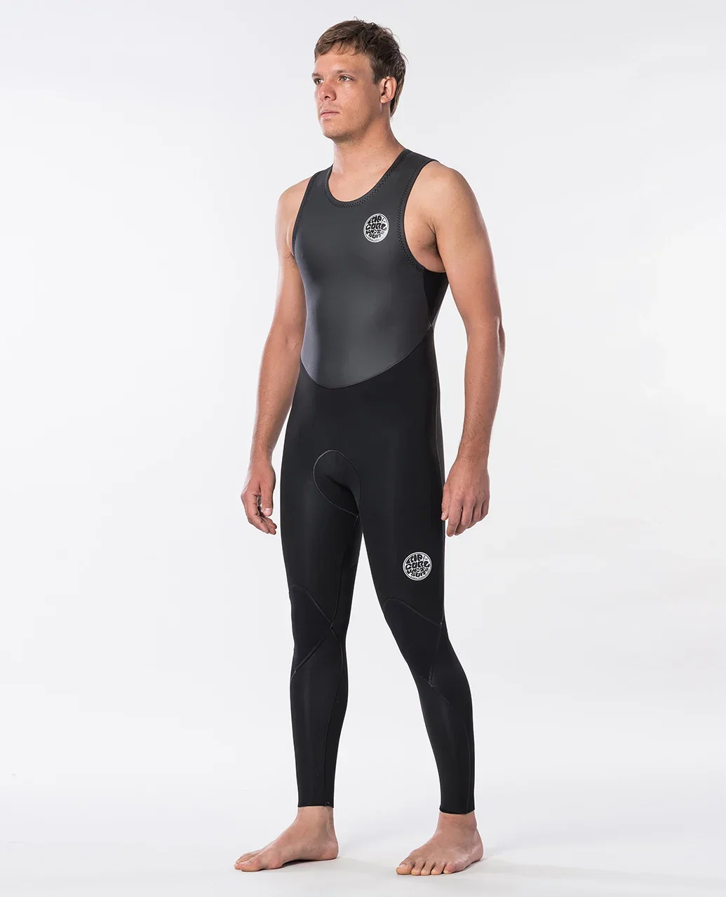 Rip Curl Dawn Patrol 1.5mm Long John Summer Wetsuit 2022 - Black