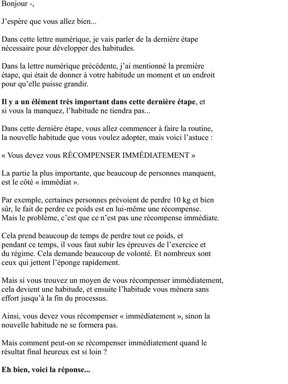 —, Éveillez la plus grande force [3ème partie]