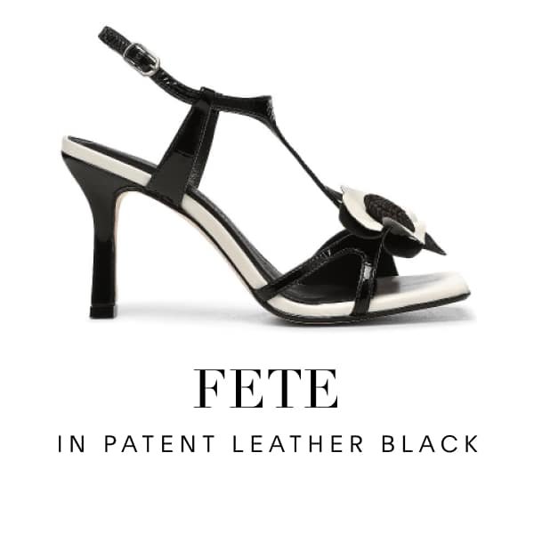 FETE in Patent Leather Black