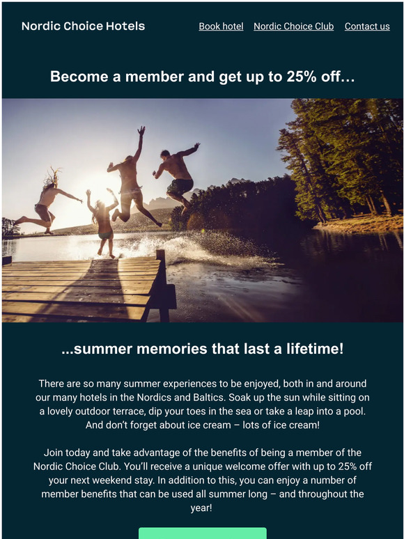 Become a member and get up to 25% off…