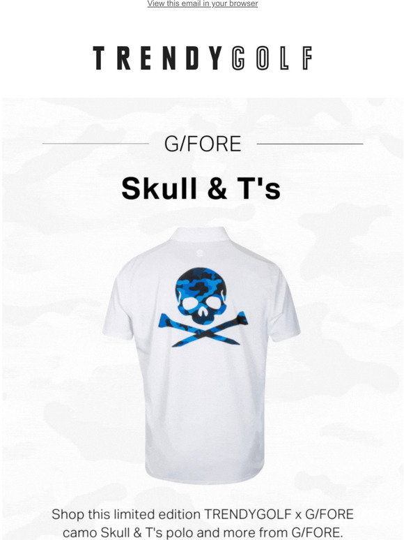 Trendy Golf: G/FORE x TRENDYGOLF | Limited edition Skull & T's polo ...