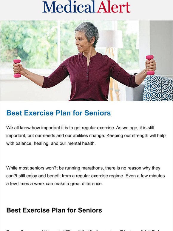 Best Exercise Plan for Seniors