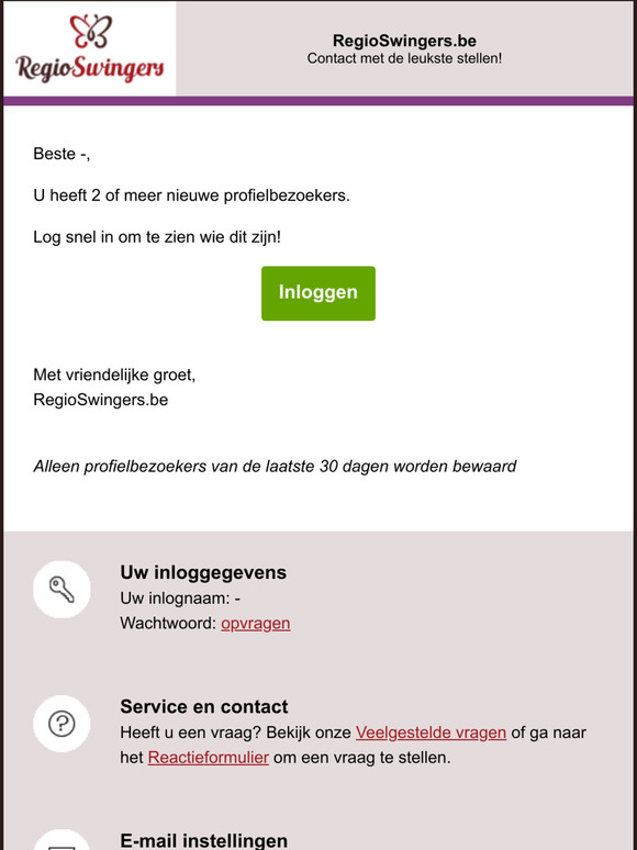 U heeft nieuwe profielbezoekers