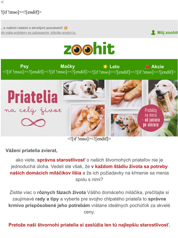  ❤️ Rozmaznávajte Vášho domáceho miláčika v každej fáze života...