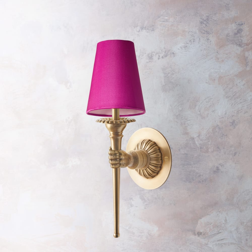 Brighton wall fitting in brass