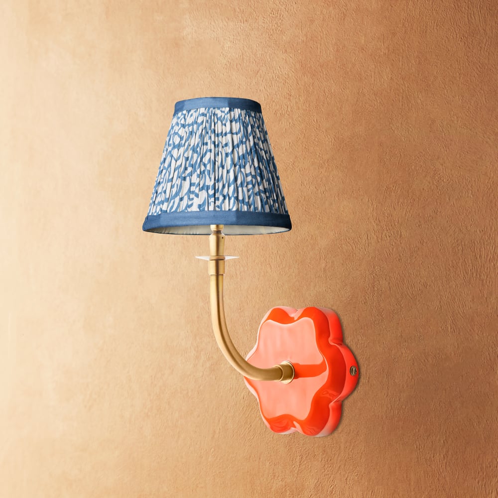 Primrose wall fitting in orange