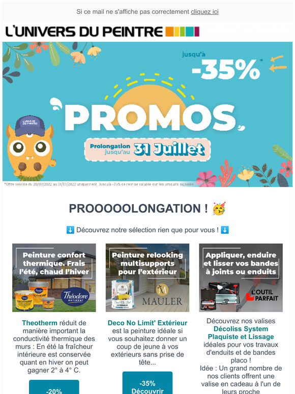 Profitez de -35% avant le 31 Juillet !