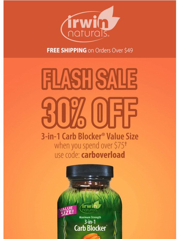 FLASH SALE! 30% OFF 3-in-1 Carb Blocker® Value Size†