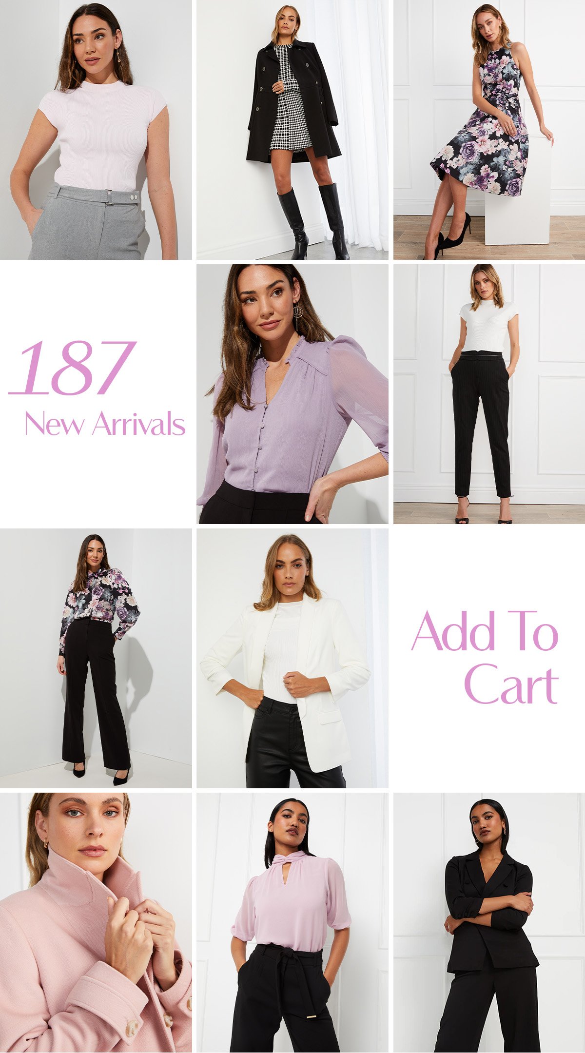 187 new arrivals, add to cart