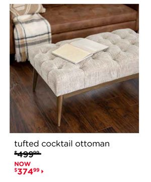 Tufted Cocktail Ottoman